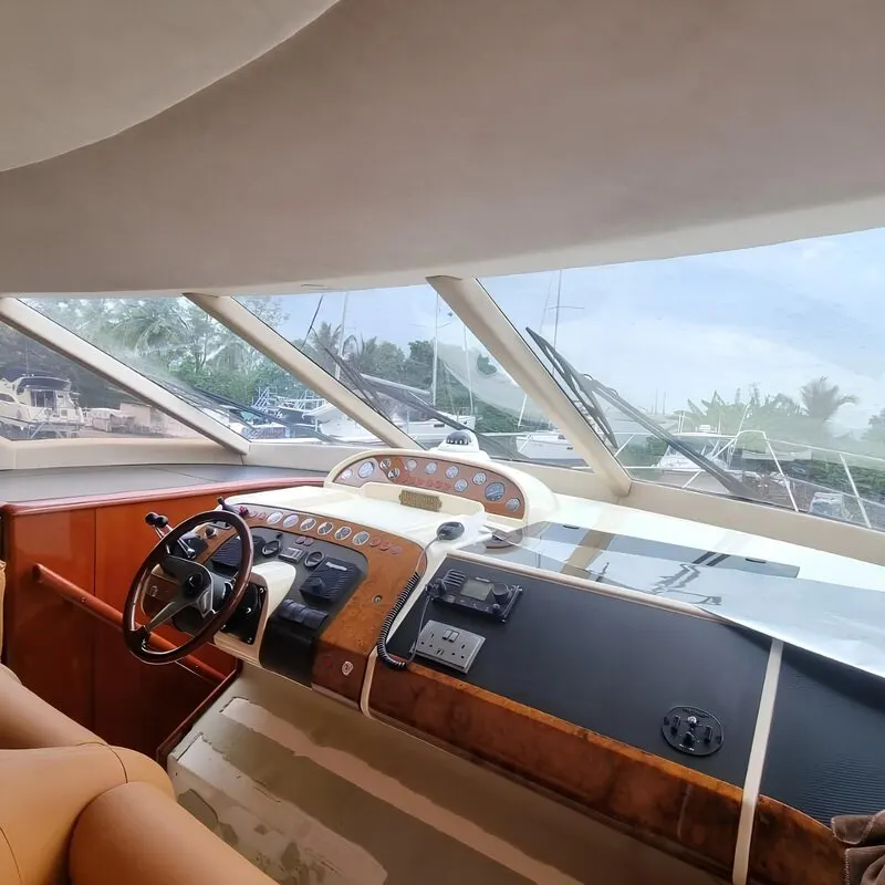 Marine vessel solar control tinted window film supply and installation for heat reduction and UV protection